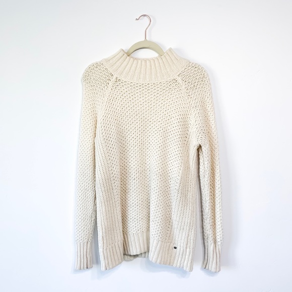 American Eagle Outfitters Sweaters - American Eagle Oversized Waffle Mock Neck Sweater